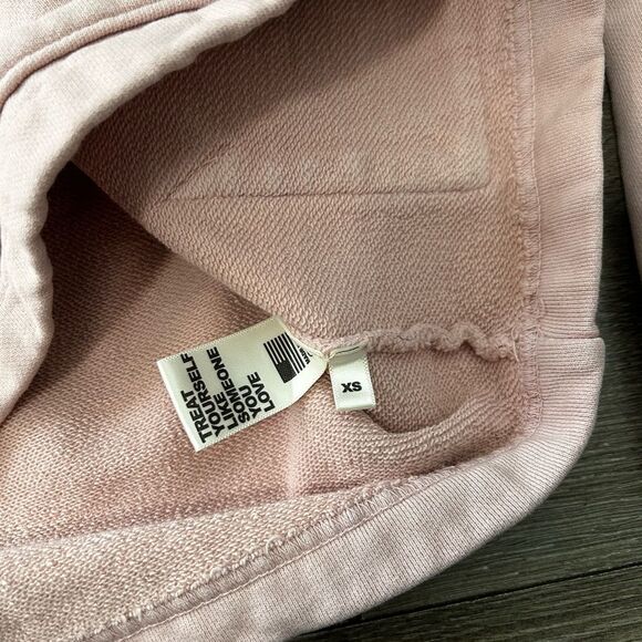 Madhappy Classics Light Pastel Pink Logo Hoodie French Terry - Picture 6 of 8